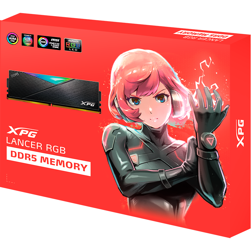 Оперативная память 32Gb DDR5 7200MHz ADATA XPG Lancer RGB (AX5U7200C3416G-DCLARBK) (2x16Gb KIT)