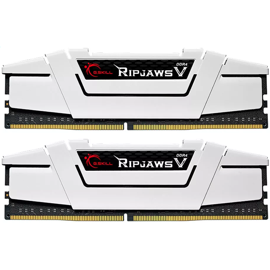 Оперативная память 32Gb DDR4 3600MHz G.Skill Ripjaws V White (F4-3600C18D-32GVW) (2x16Gb KIT)