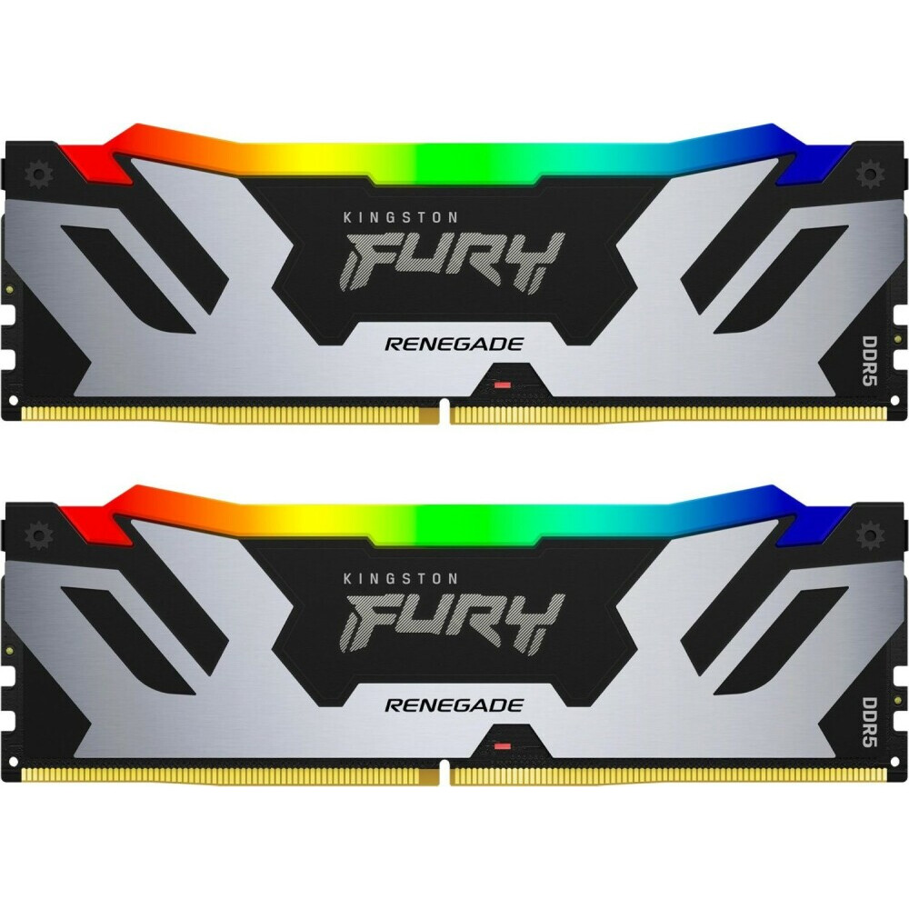 Оперативная память 32Gb DDR5 6400MHz Kingston Fury Renegade RGB (KF564C32RSAK2-32) (2x16Gb KIT)