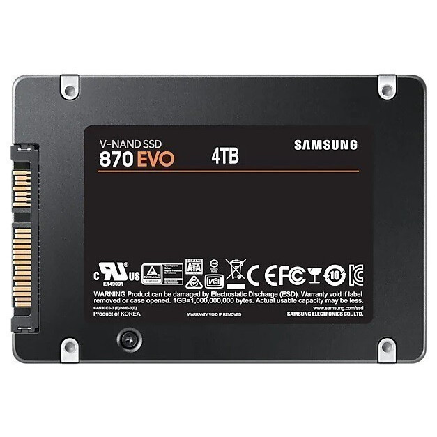 Накопитель SSD 4Tb Samsung 870 EVO (MZ-77E4T0B)