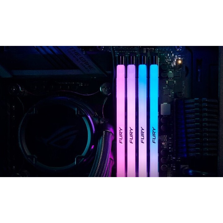 Оперативная память 32Gb DDR5 6400MHz Kingston Fury Renegade RGB (KF564C32RSAK2-32) (2x16Gb KIT)