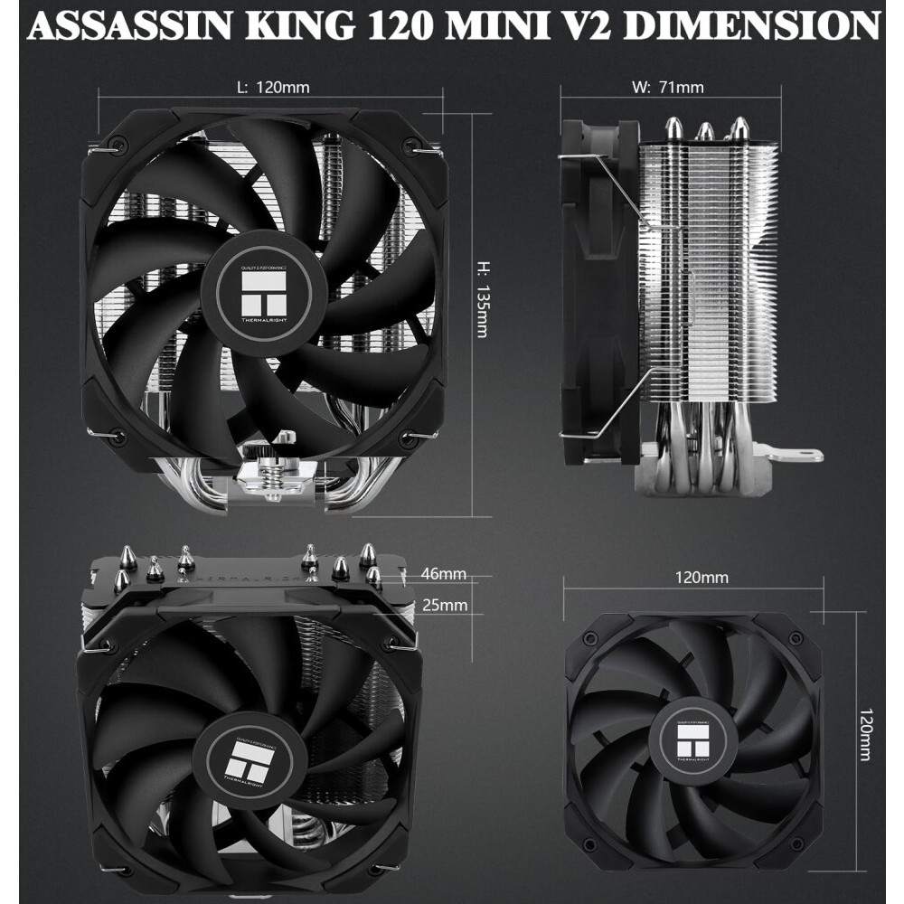 Кулер Thermalright Assassin King 120 Mini v2